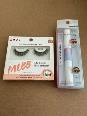 Kiss MLBB False Lashes & Clear Bond Lash Seal